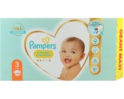 Pampers Premium Protection luiers - Maat 3 (6 - 10kg) - 96 stuks