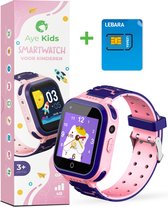 AyeKids SmartWatch Kinderen - GPS - 4G Netwerk - Incl Simkaart - GPS Horloge Kind - Roze