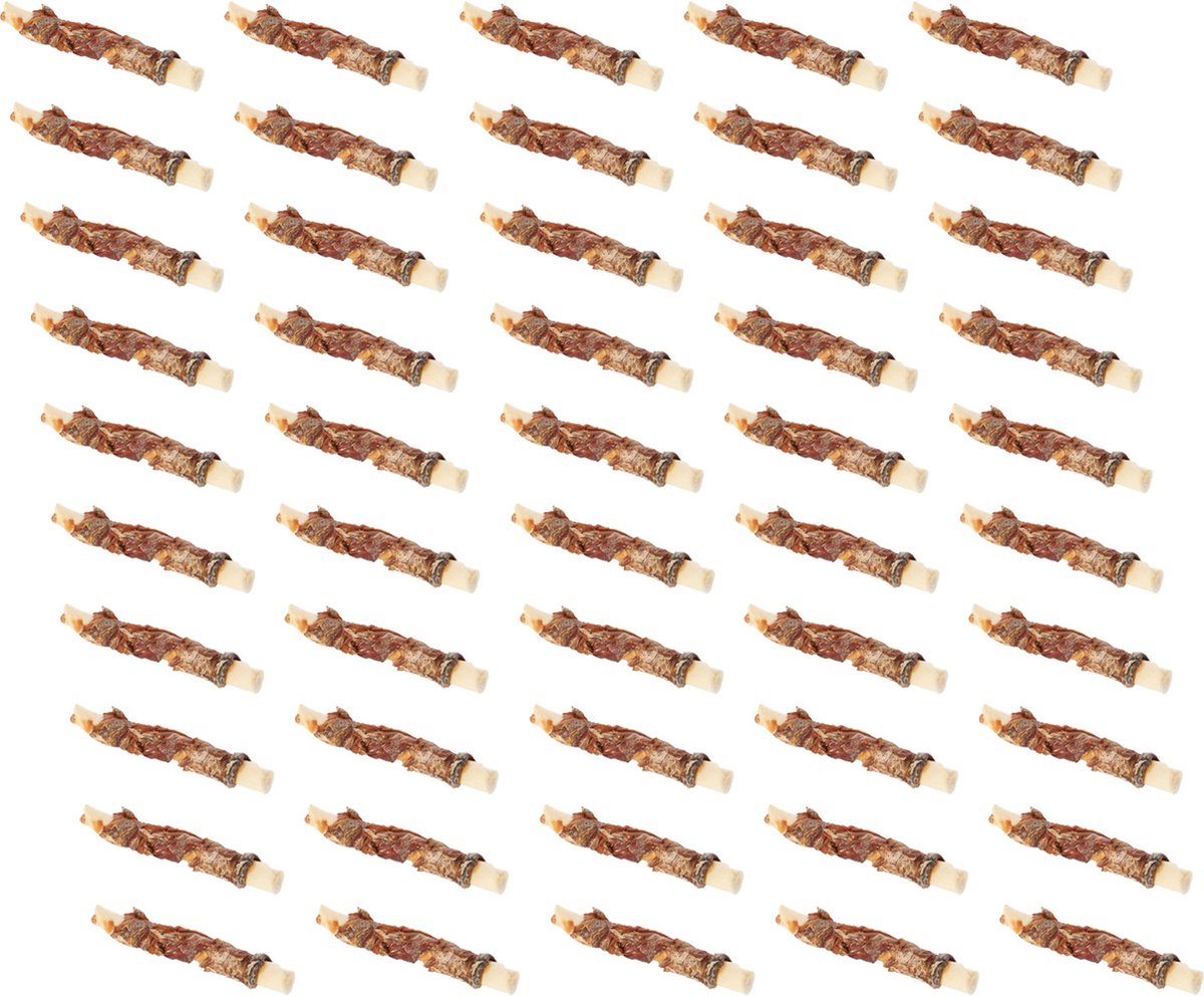 Timo Runder Kauwstick - Hondensnacks - 50 x Eend 14 cm 30-40 g 1 stuk