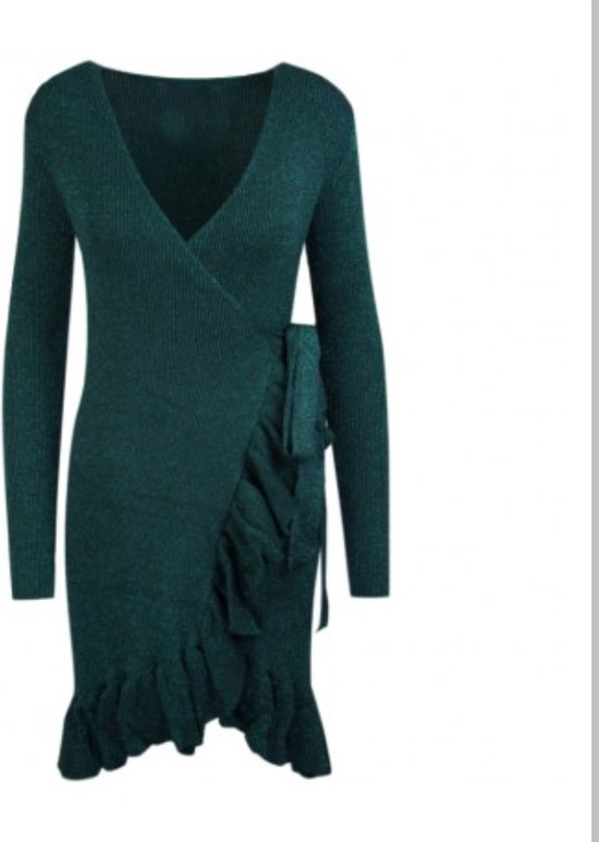 jurk groen knitwear bol