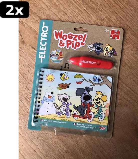 Thumbnail van een extra afbeelding van het spel 2x Woezel & Pip Electro Wonderpen - Educatief Spel