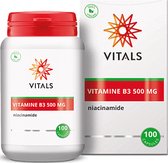 Vitals - Vitamine B3 - 500 Mg - 100 Capsules - Niacinamide