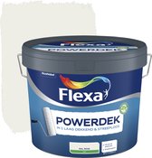 Flexa Powerdek Muurverf - Muren & Plafonds - Binnen - RAL 9016 - 10 liter