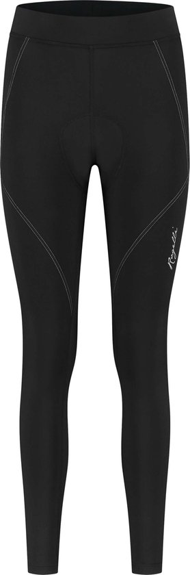 Rogelli Lucette Lange Fietsbroek voor Dames - Met Zeem - Zonder Bretels - Zwart - Maat M