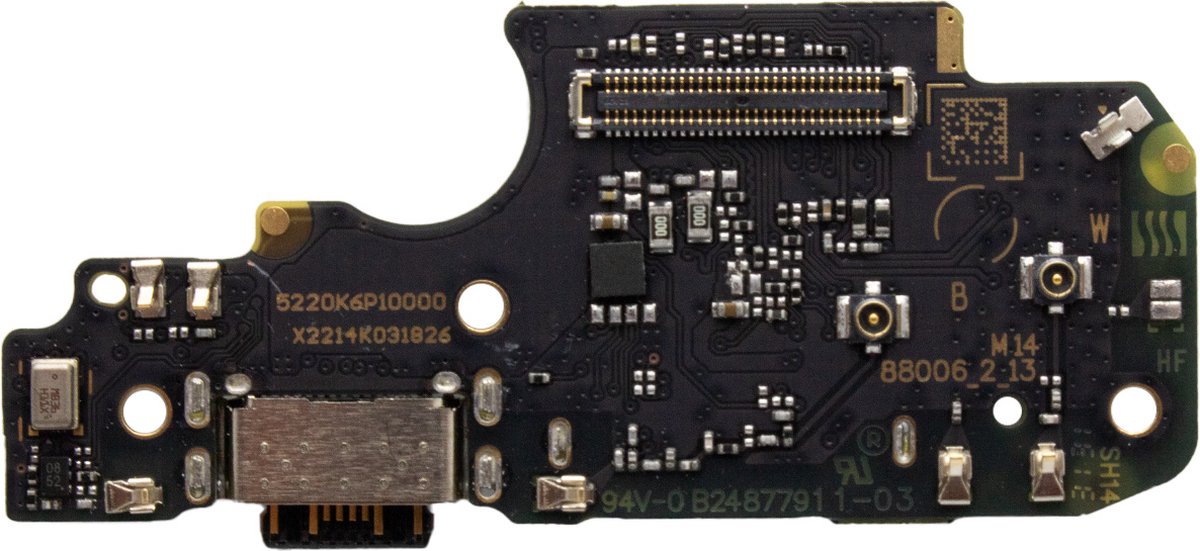 Extkry Oplaadpoort Dock Connector Compatibel met voor Xiaomi Redmi 10