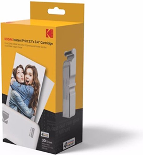 Kodak Instant print 3x3 cartridge LET OP 3X3 !!!! voor 2 x 30 prints bol