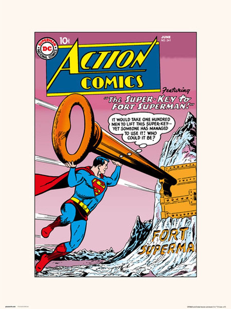 Grupo Erik MARVEL DC ACTION COMICS 241 - Art Print 30x40 cm