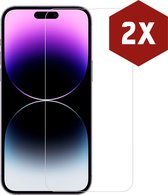 Screenprotector geschikt voor iPhone 14 Pro Max - 2-pack - Kratoshield
