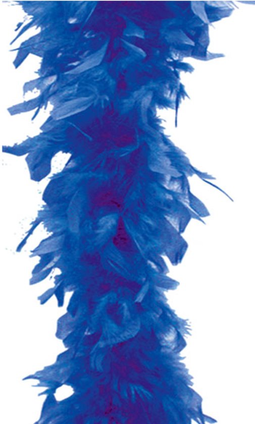 Boa en Ressorts - 2 pièces - Accessoire de déguisement de carnaval - bleu -  180 cm