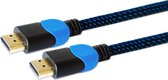 GCL-02 - 1.8 m - HDMI Type A (Standard) - HDMI Type A (Standard) - 3D - 100 Gbit/s - Black,Blue