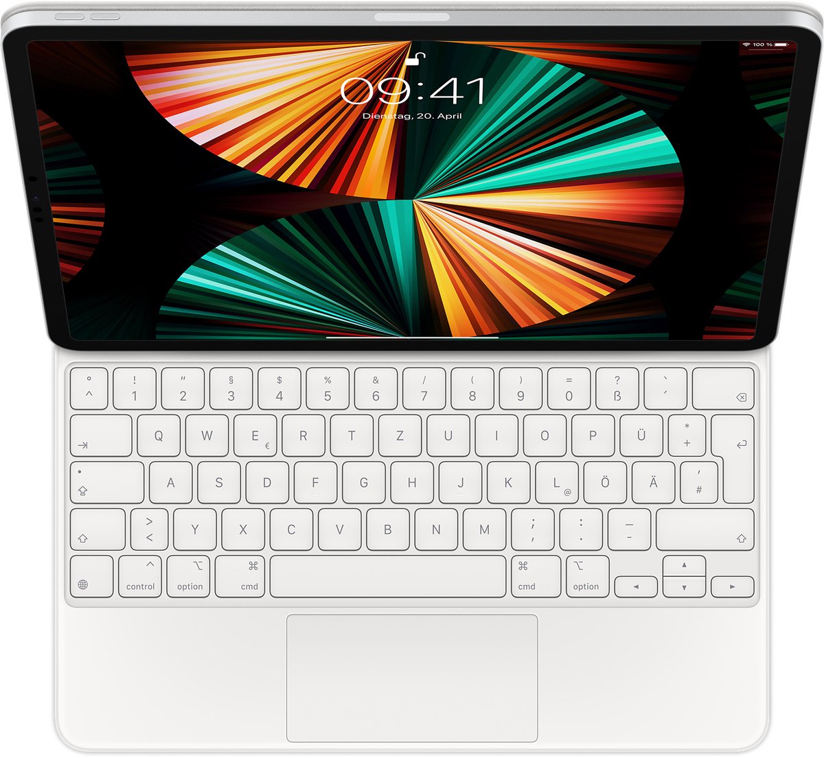 Apple MJQL3D/A toetsenbord voor mobiel apparaat Wit QWERTZ Duits