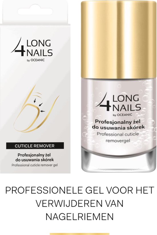 Long 4 Nails Professional Cuticle Remover Gel Nagelriemverwijderaar