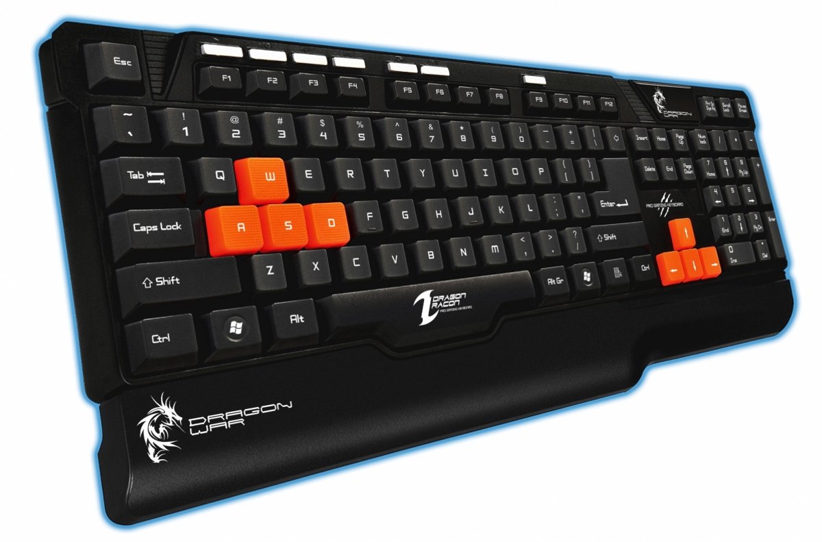 DragonWar Recon QU - Gaming Toetsenbord - Zwart/Oranje