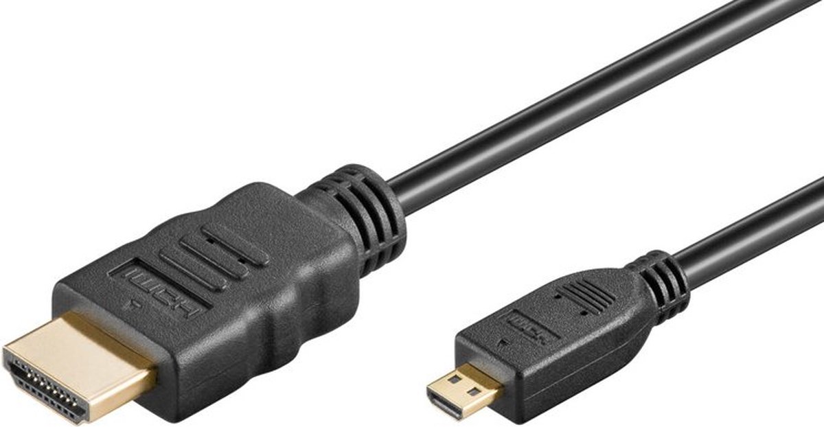 PremiumCord kphdmad5 HDMI kabel 5 m HDMI Type A (Standaard) HDMI Type D (Micro) Zwart