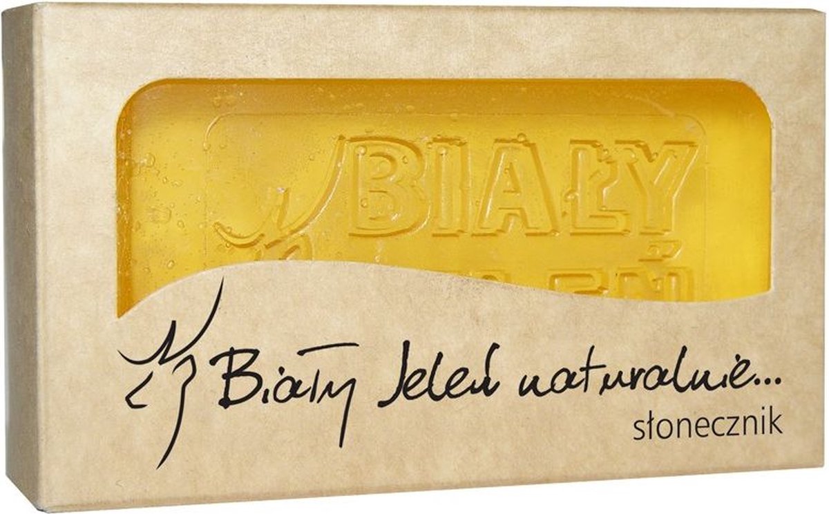 Bialy Jelen 1921™ Zeep met Zonnenbloem Extract - 100 g - Natuurlijke Glycerine Zeep - Maakt Je Huid Zacht en Versterkt de Elasticiteit