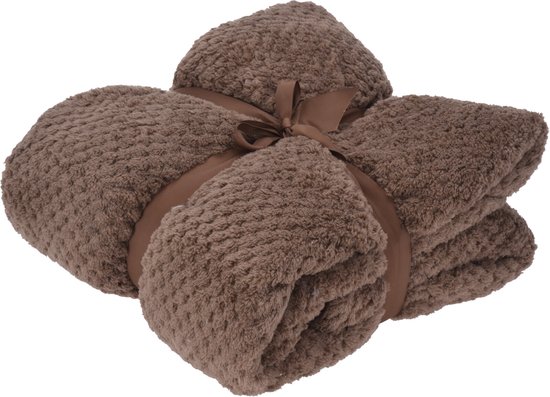 Betz Coperta di lusso in pile, colore fucsia, misure: 130 x 170 cm, con anti pilling