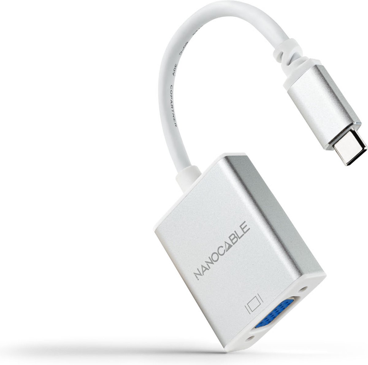 USB C to VGA Adapter NANOCABLE 10.16.4101 10 cm