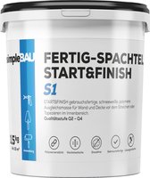SimpleBau FERTIG-SPACHTEL START&FINISH S1 1,5KG, Plamuurmassa,
