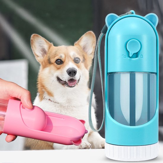Bouteilles d'eau pour chien pour la marche