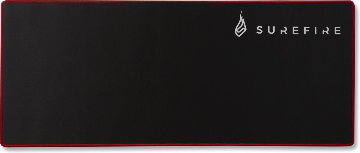 Surefire Gaming Silent Flight 680 Gaming muismat Zwart/rood