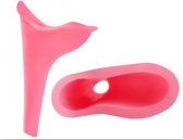 Plastuit -Plastuitje -Herbruikbaar - Plaskoker - Urinaal Voor Vrouwen - Roze