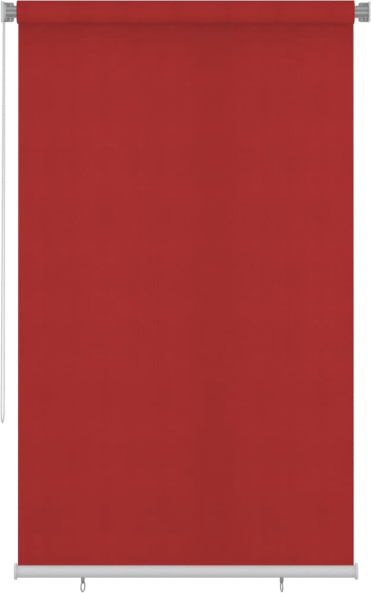 Prolenta Premium - Rolgordijn voor buiten 140x230 cm HDPE rood