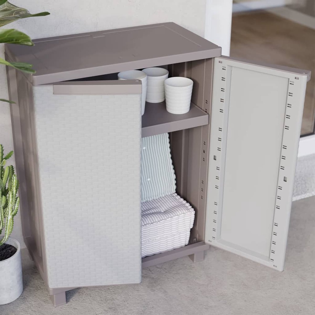 Set legplanken 90 cm Vught - lichtgrijs - 87x50