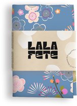 La La Fete - Furoshiki doeken - doorgeef inpakpapier - inpakstof - TOKYO CONFETTI BLUE - 70