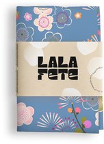 La La Fete - Furoshiki doeken - doorgeef inpakpapier - inpakstof - TOKYO CONFETTI BLUE - 50