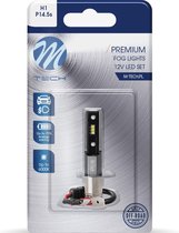 M- Tech LED - H1 12V 6W - Premium - 6x diode LED - Wit - Unique - Convient uniquement aux feux de brouillard