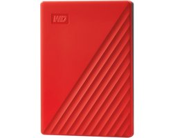 Western Digital My Passport - Externe harde schijf - 4 TB Rood