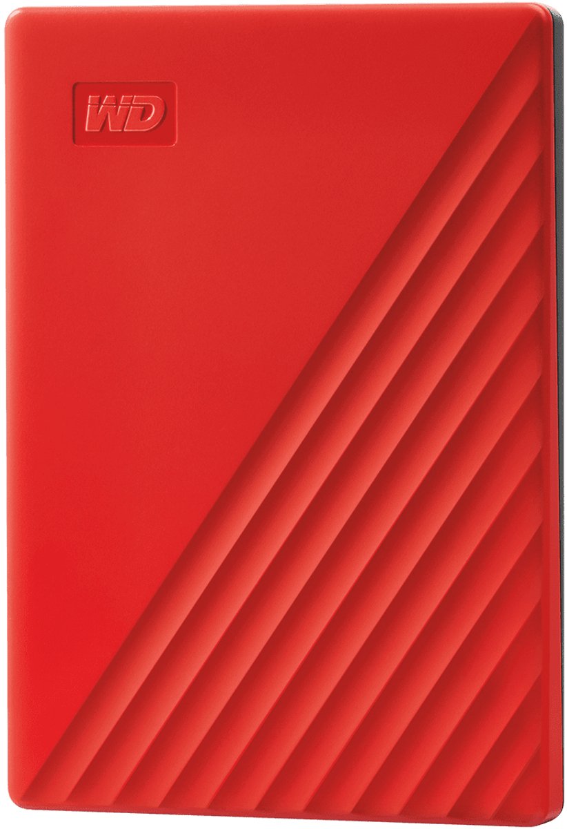 Bol.com Western Digital My Passport - Externe harde schijf - 4 TB Rood aanbieding