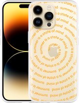 Geschikt voor Apple iPhone 14 Pro Max Hoesje State Of Mind - Designed by Cazy