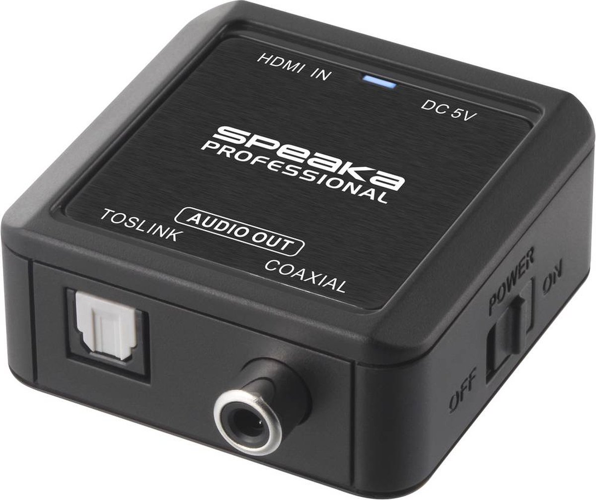 SpeaKa Professional Audio Converter [HDMI - Coaxiaal, Toslink]