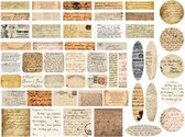 Journaling Stickers Old Script - 100 stuks