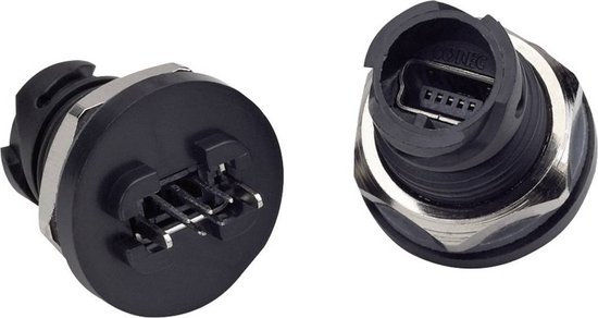 Mini USB 2.0 inbouwbus Bus, inbouw 17-250001 17-250001 Conec 1 stuk(s ...