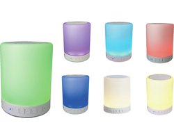 Denver BTL-30 - Bluetooth speaker met verlichting en radio - Wit
