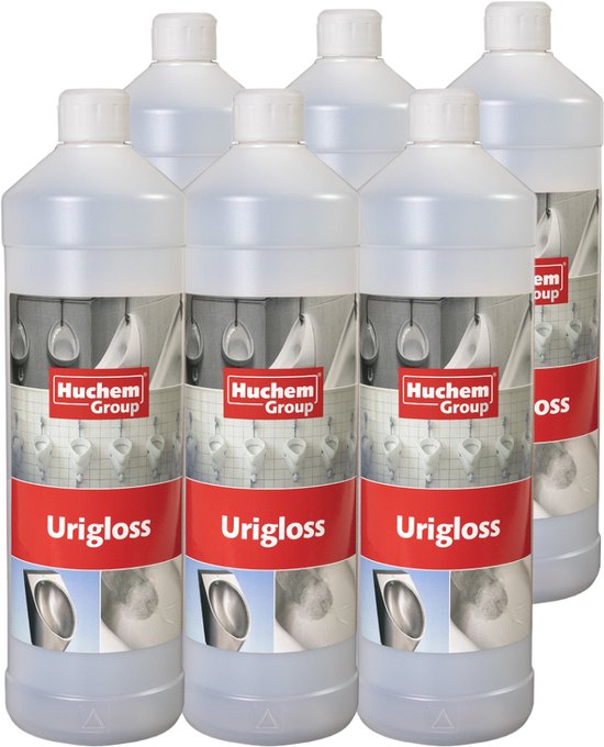 Urigloss | 1L | Urinesteen verwijderaar | Urinoir | Afvoer | Toilet | Condens afvoerreiniger - Huchem