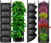 Luminairo - Verticale Tuin - 7 Vakken - Kweekzak - Kweekbak van Vilt - Moestuin – Plantenbak – Plantenzakken - Kweekzakken