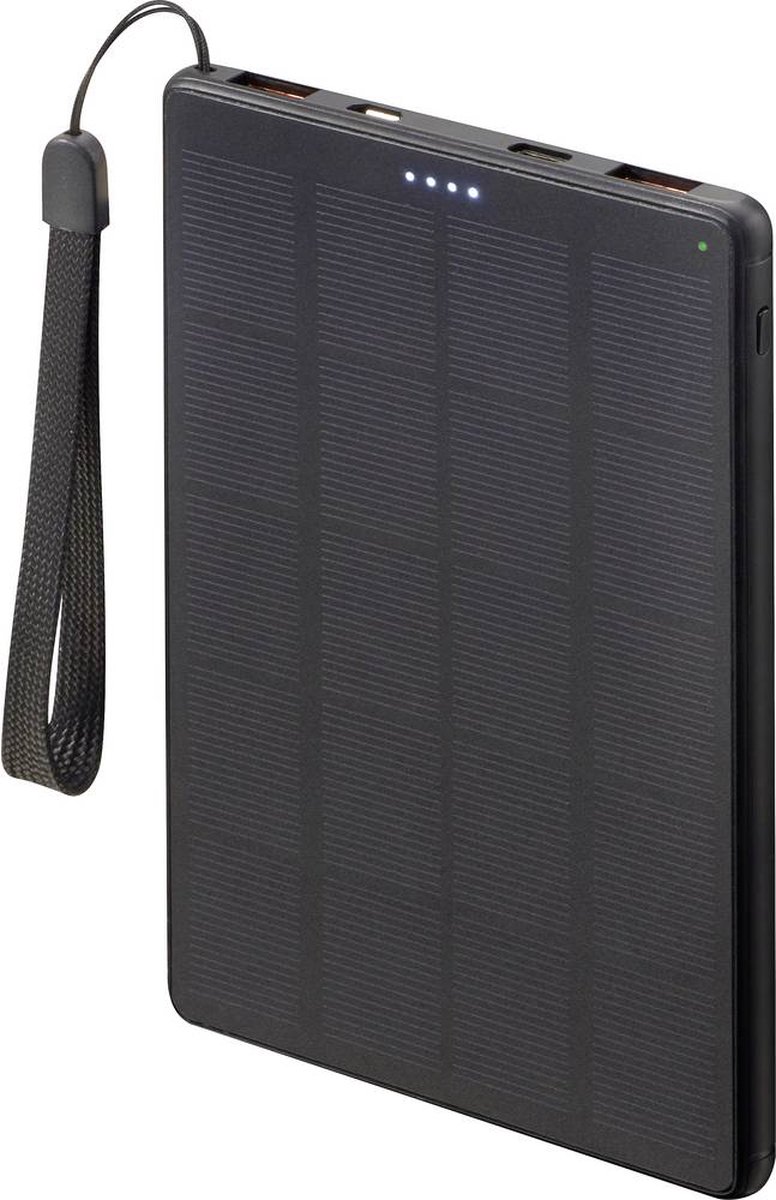 VOLTCRAFT SL-100VC Powerbank op zonne-energie Laadstroom zonnecel 400 mA 2 W Capaciteit 10000 mAh