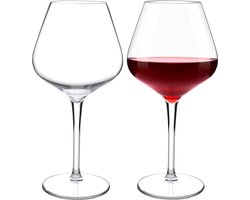 Wijnglas  - premium kwaliteit - Crystalline Open Top Round Wine Goblet