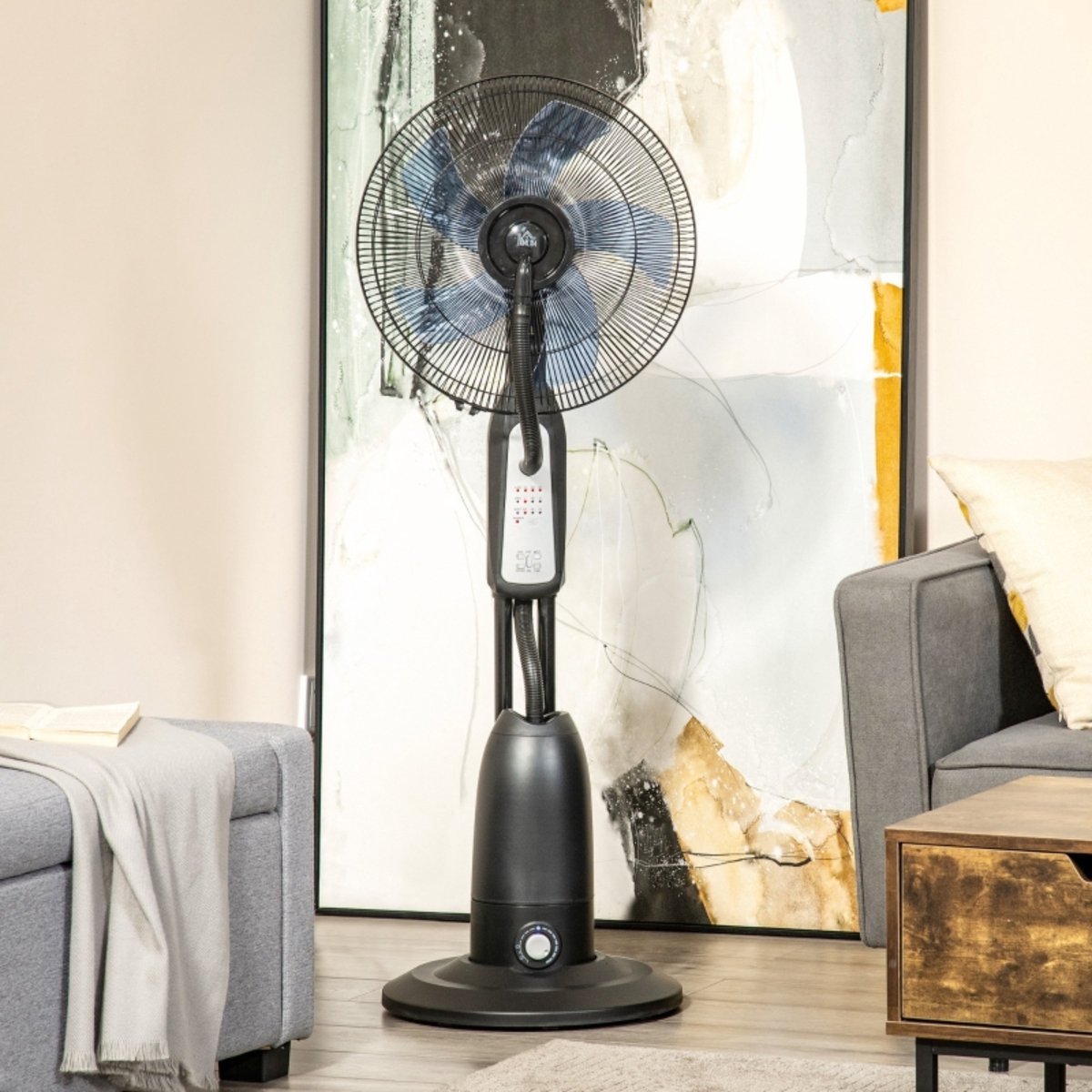 KLARSTEIN SKYSCRAPER 4-IN-1 VENTILATOR LUFTKÜHLER LUFTBEFEUCHTER 6L REMOTE WEIß