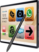 SeniorenTAB - S7XL -Tablet voor Senioren - Op basis van Samsung Tablet -  12.4 inch beeldscherm - 64gb - Wifi