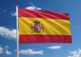 *** Spanje Vlag 90x150cm - Spain Flag - Drapeau Espagne - van Heble® ***