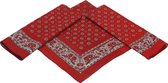 Sorprese - Zakdoeken - Heren - 3 zakdoeken - heren zakdoeken - Boerenzakdoek - Carnaval - 55 x 55 - rood