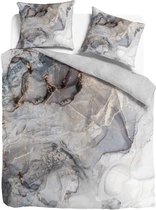 Venice Collection - Dekbedovertrek - Katoen Satijn - Mercury - Grijs - 240x200/220 cm - Lits Jumeaux