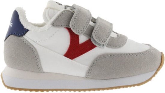 Victoria Jongens Sneaker Wit/rojo | Maat: 34