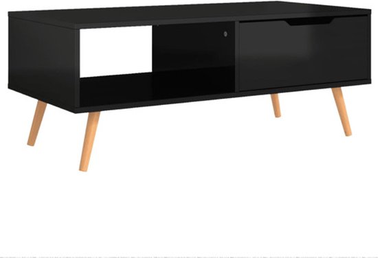 Salontafel Hoogglans Wit 5114 52u van Womedi Tafels