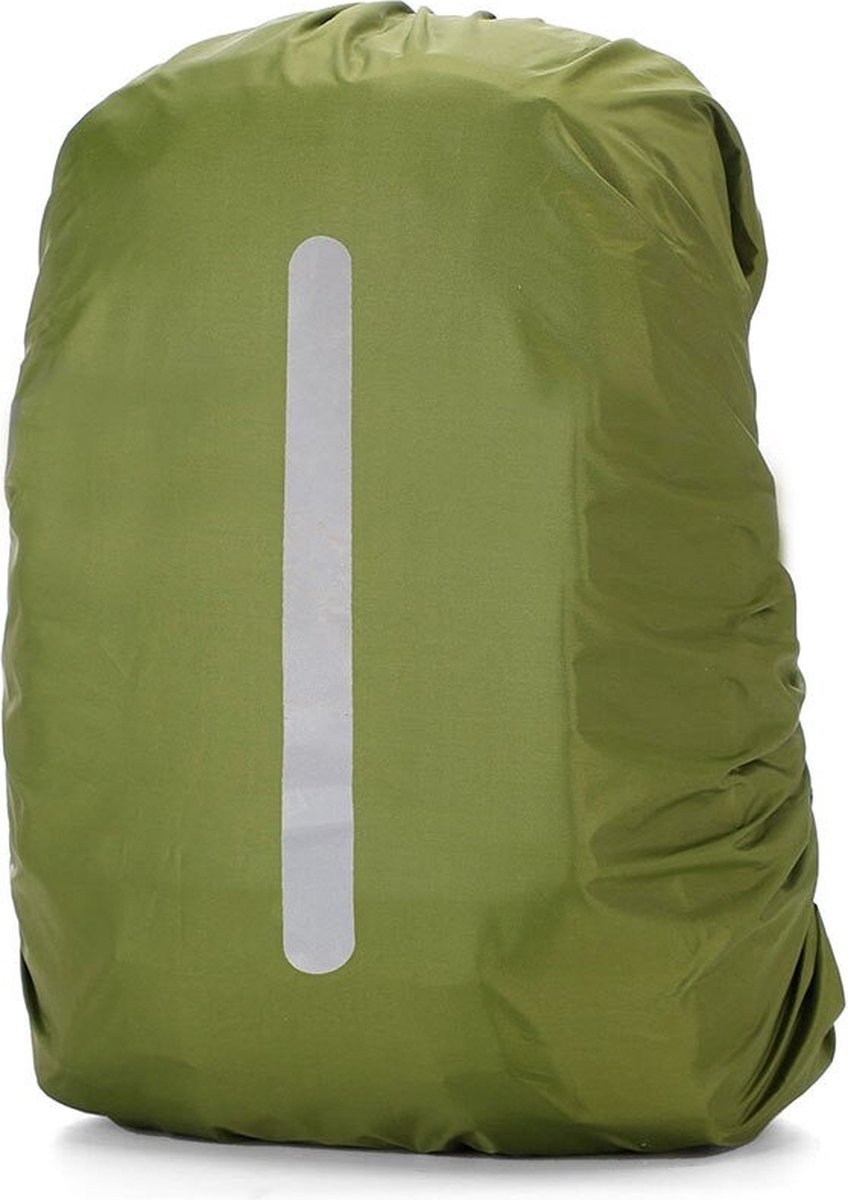 Regenhoes Rugzak – Reflecterend – 15 tot 25L – S – Groen – Kasey Products