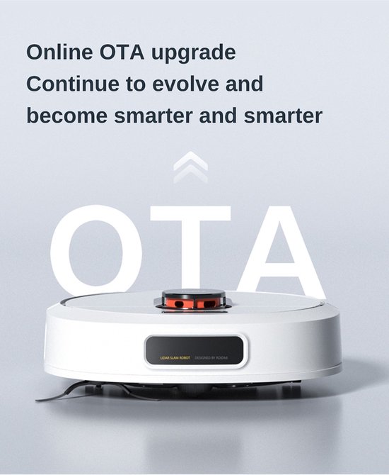 ROIDMI EVA - Robotstofzuiger - Dweilrobot - Wit